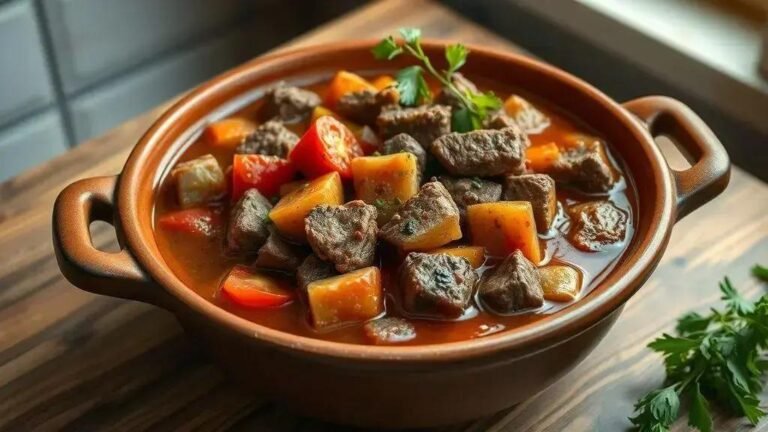 carne em cubos