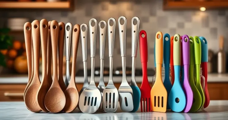 conjunto de utensilios cozinha