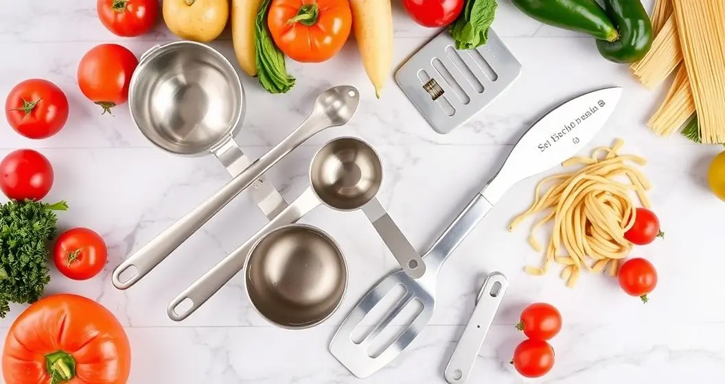 Conjunto utensilios cozinha inox Conjunto utensilios cozinha inox