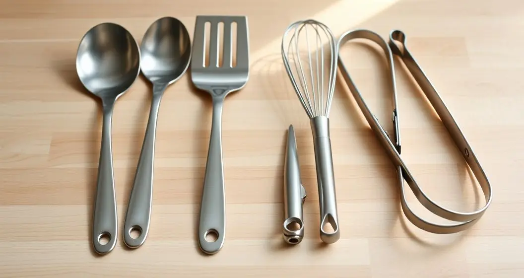 Conjunto utensilios cozinha inox Conjunto utensilios cozinha inox
