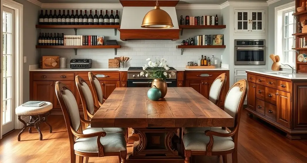 Cozinha com area gourmet