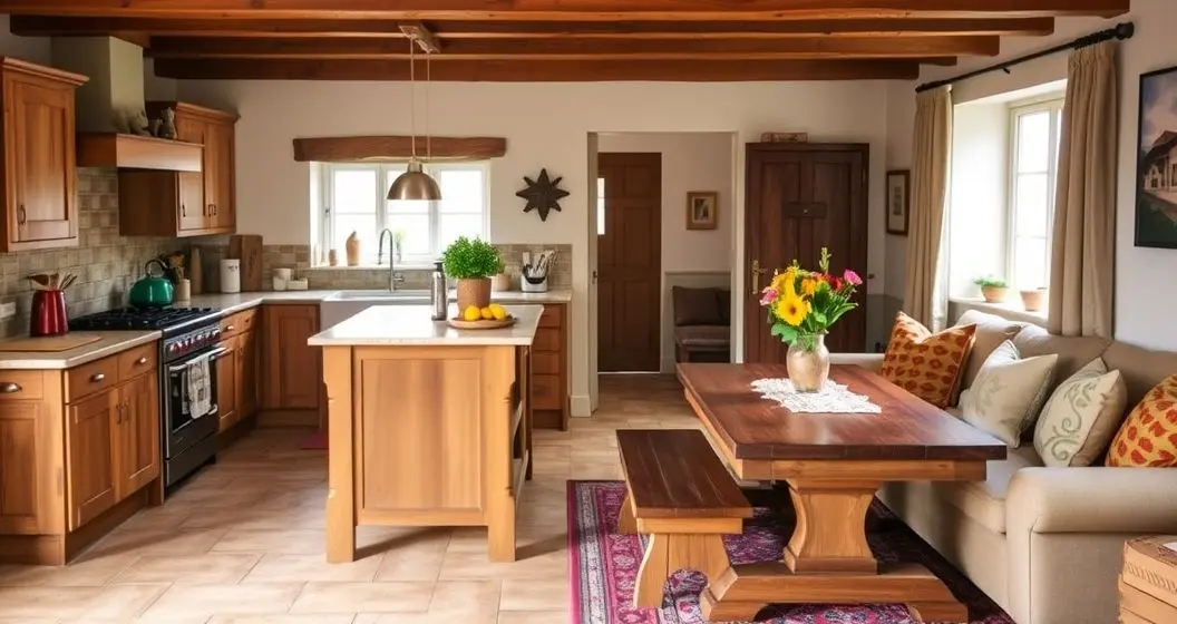 Cozinha com sala