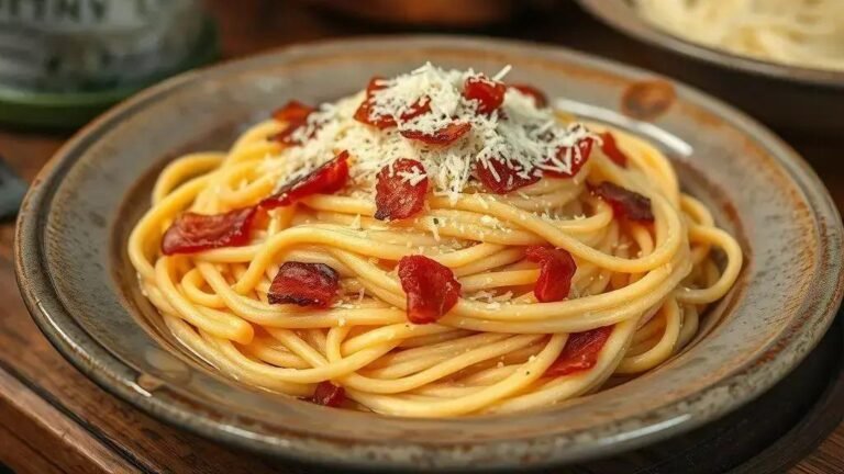 massa carbonara tradicional