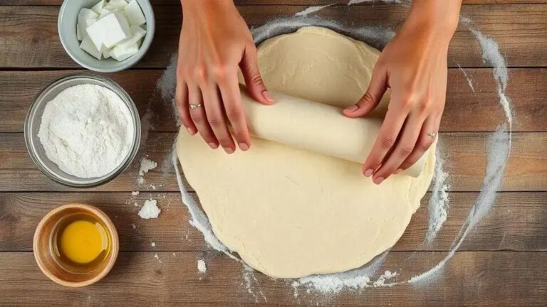 massa de pastel com vinagre
