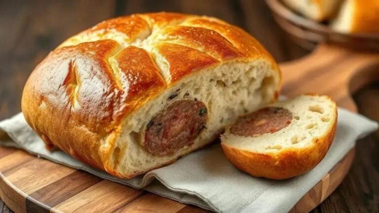 Pão com chouriço