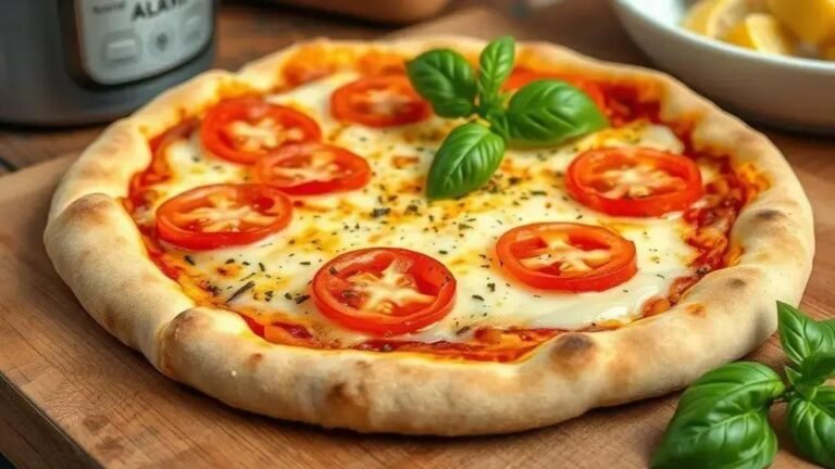 pizza com farinha de arroz