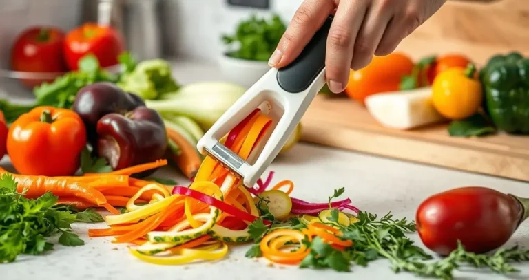 qual o melhor utensilio para descascar legumes