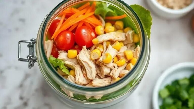 Receita de salada no pote