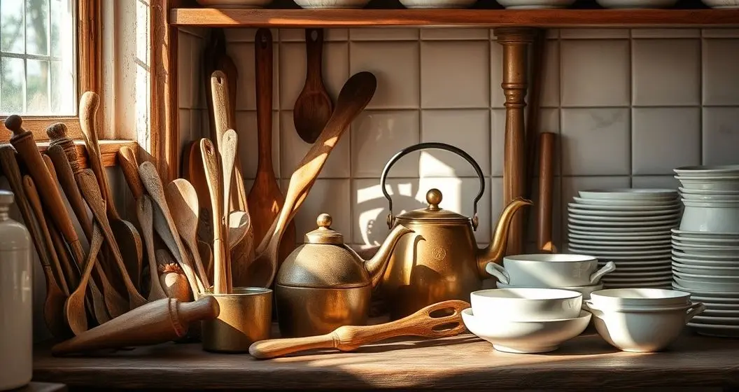 Utensilios cozinha antigos