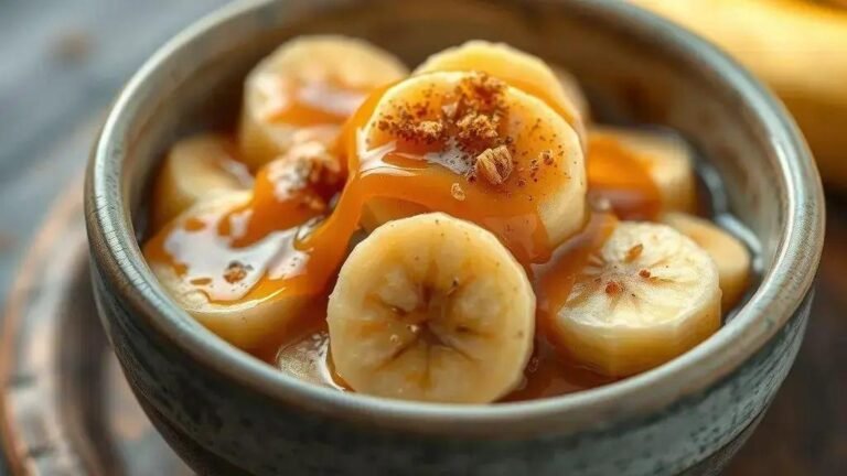 Banana caramelizada
