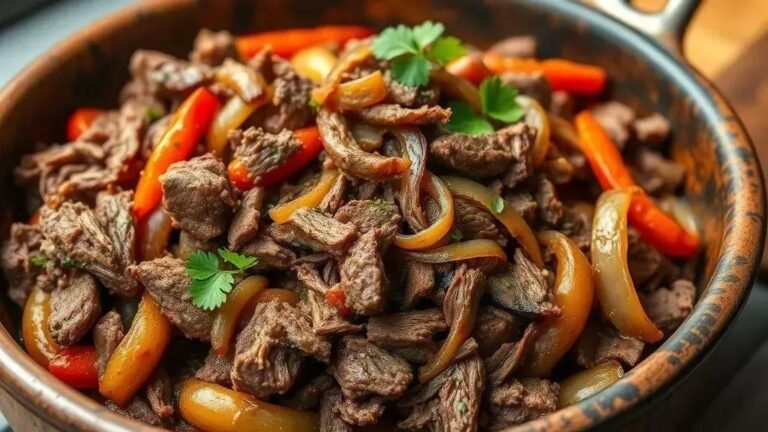 carne louca com acém