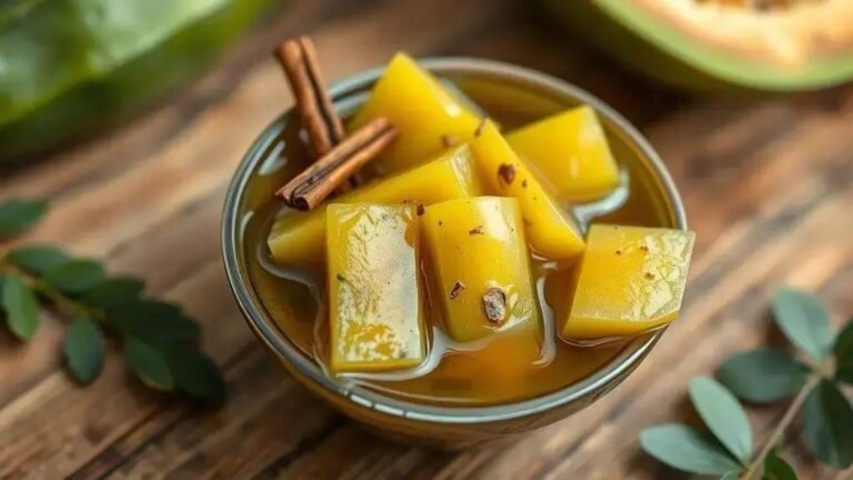doce de mamão verde