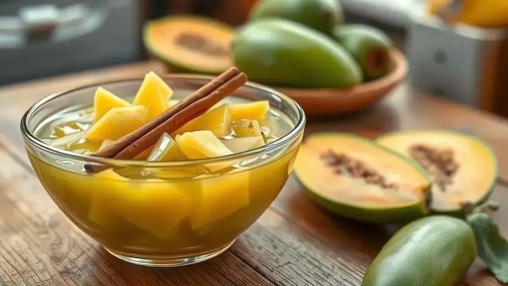 doce de mamão verde