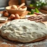 massa de pizza italiana