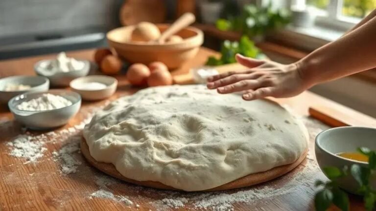 massa de pizza italiana