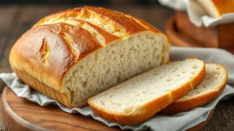 Pão caseiro simples e rápido
