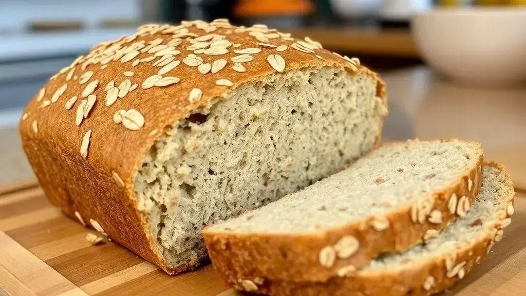 pão com farinha de aveia
