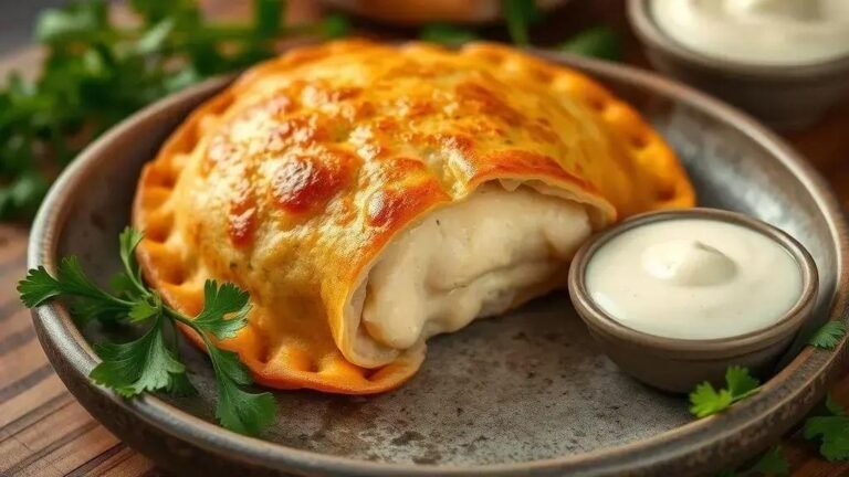 Pastel de forno com creme de leite