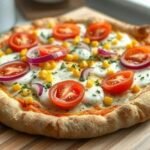 Pizza fitness com aveia