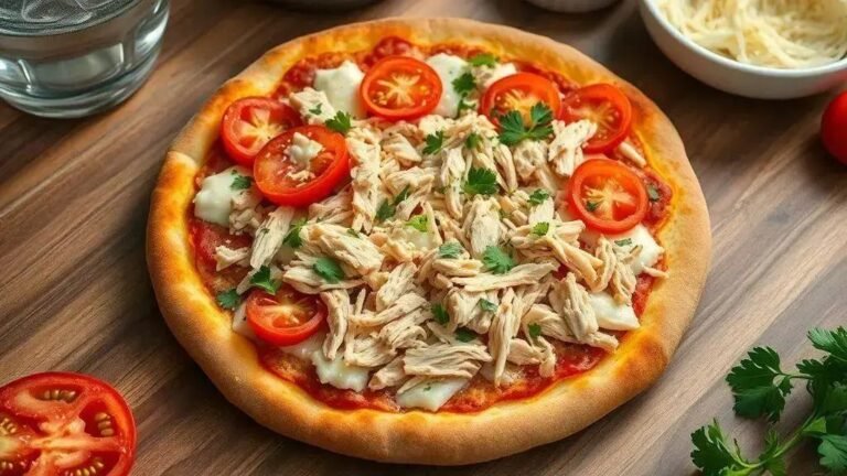 Pizza frango com catupiry