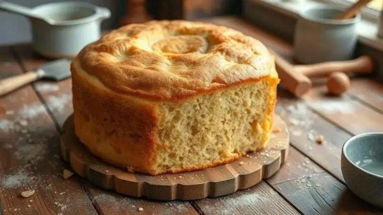 Receita de bolo em inglês