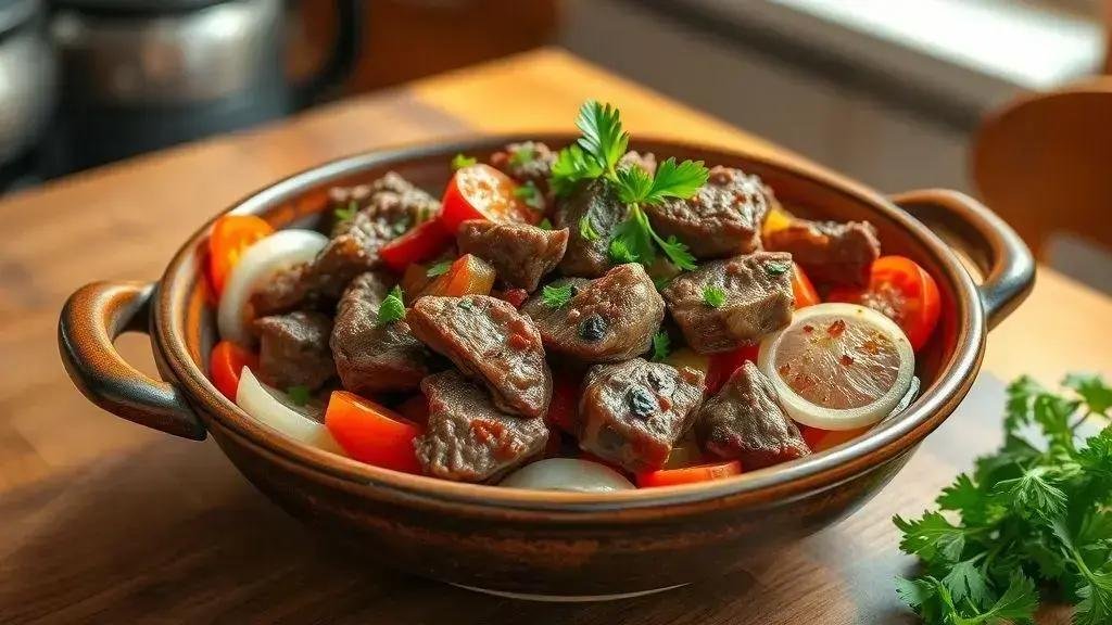 Receita de carne fácil