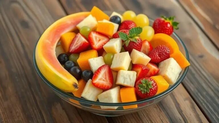 Salada de frutas simples