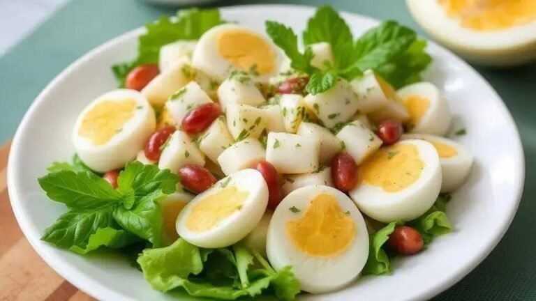 Salada de ovos com maionese