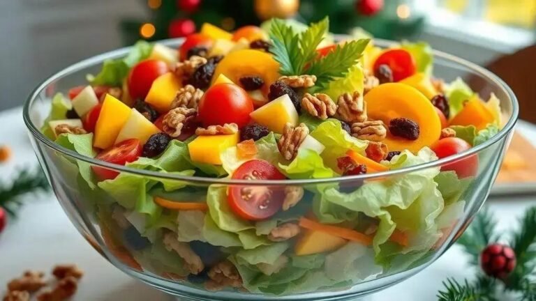 salada para ceia de natal