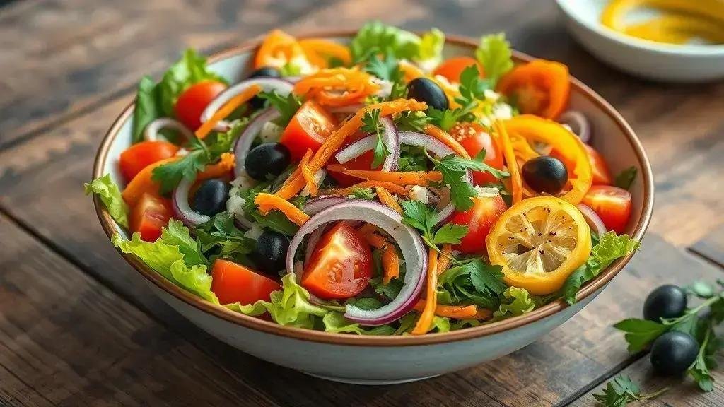 salada para churrasco