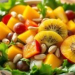 Salada tropical com frutas