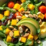 salada tropical simples
