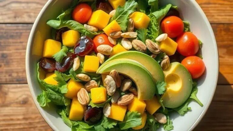 salada tropical simples