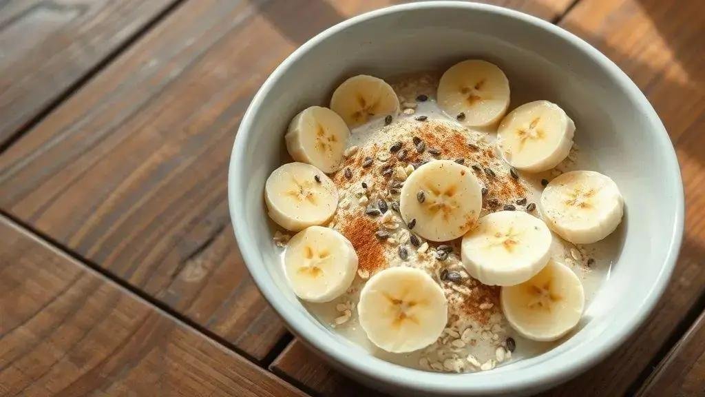 Sobremesa de banana fit