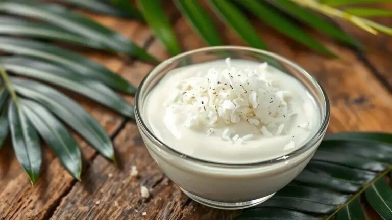 sobremesa de coco ralado