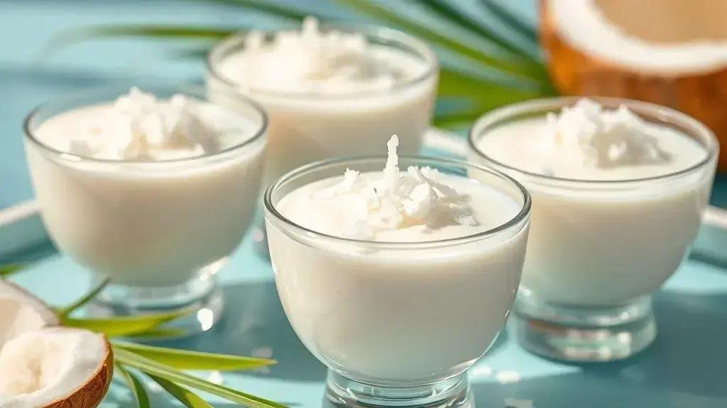 Sobremesa de coco