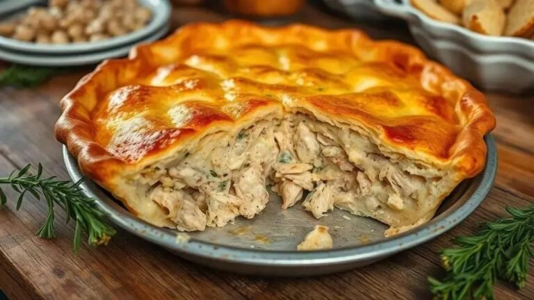 Torta gelada de frango