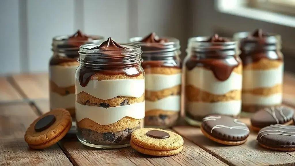 Torta holandesa no pote