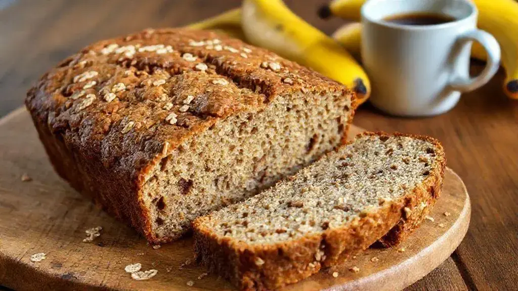 bolo fit de banana com aveia