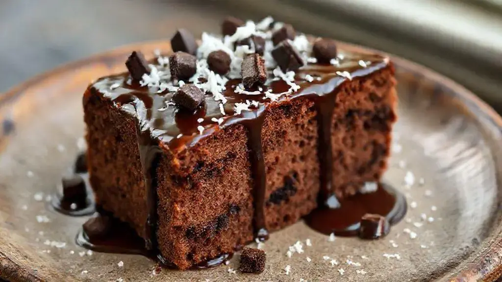 bolo gelado de chocolate