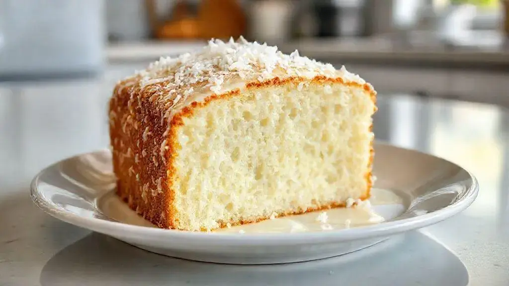 bolo gelado de coco molhado