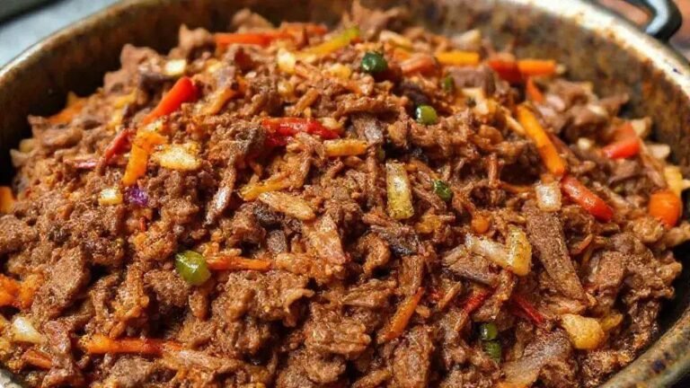 Carne maluca desfiada