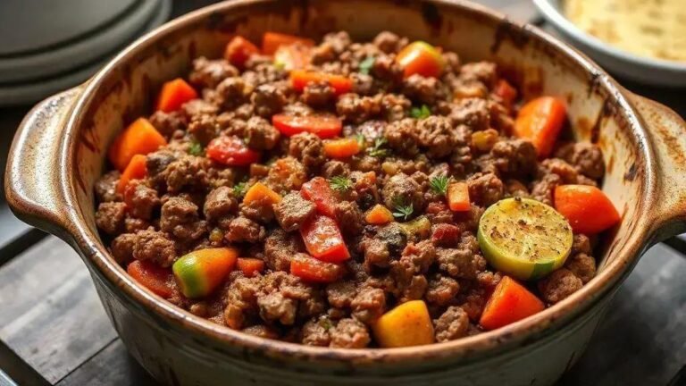 carne moída no forno