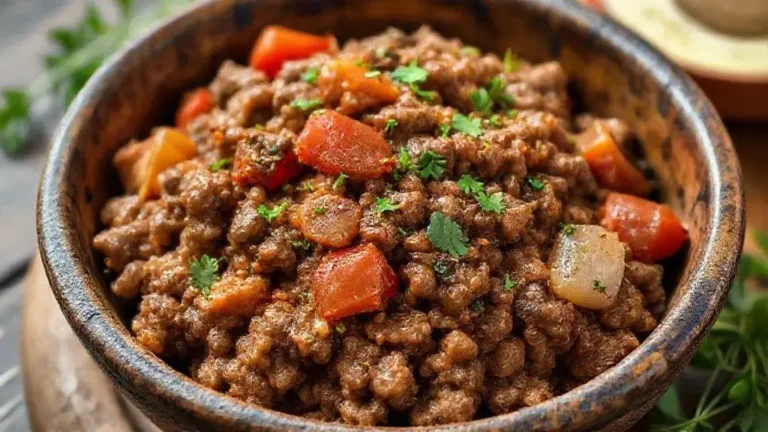 Carne moída simples