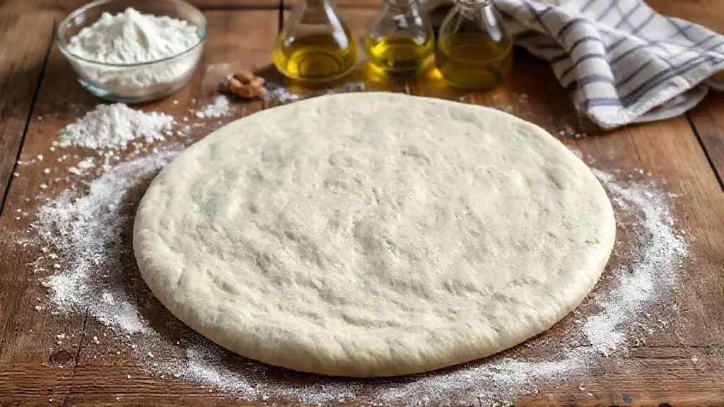 Massa de pizza simples