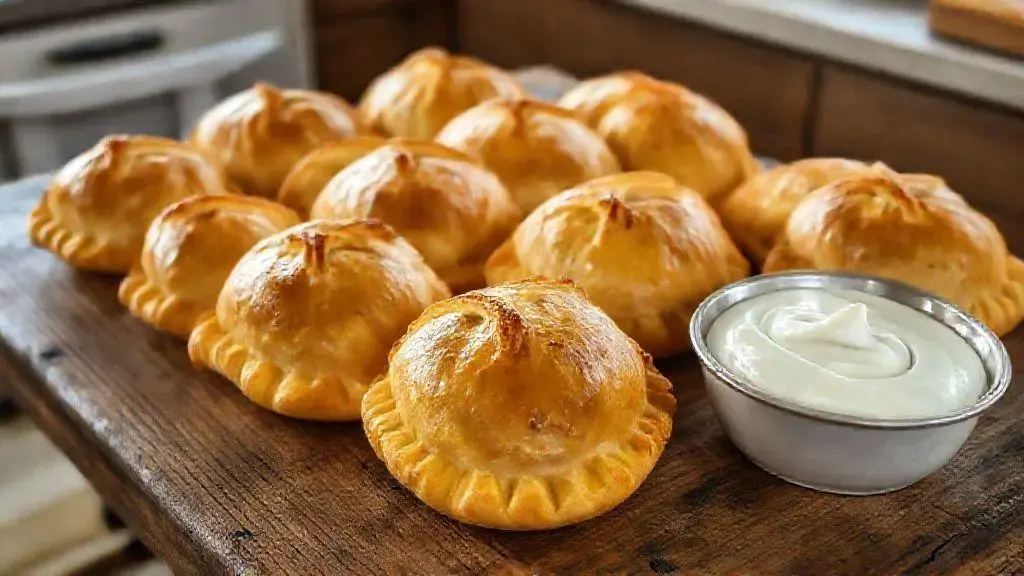 pastel de creme de leite assado