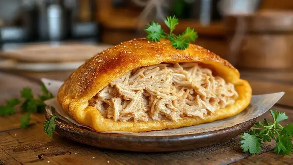 Pastel de frango simples