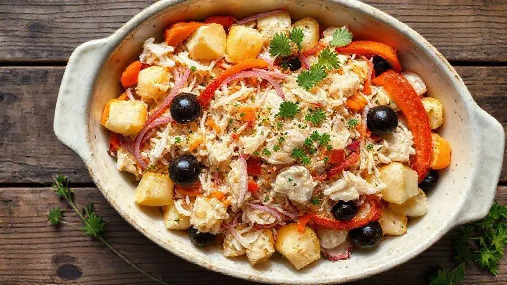 Salada de bacalhau