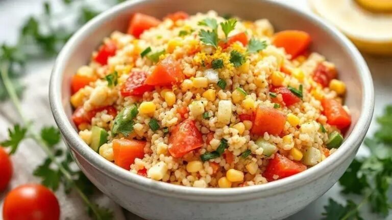 salada de cuscuz vegetariana