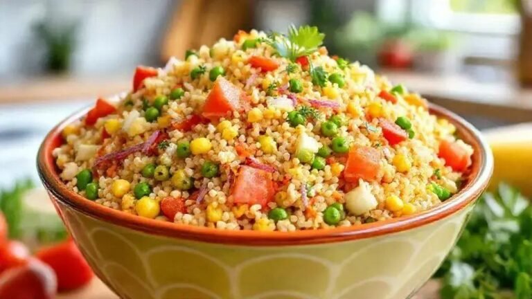 salada de cuscuz vegetariana